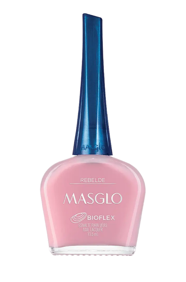 REBELDE - ESMALTE TRADICIONAL TRASLUCIDO MASGLO 13,5 ML - GAMA ROSADO