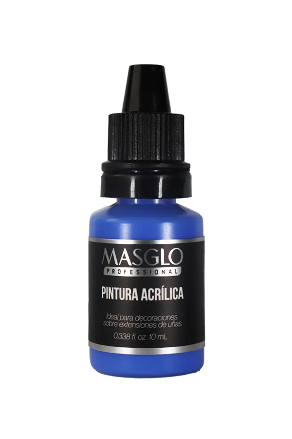 PINTURA ACRÍLICA AZUL REY 10ML MASGLO - GAMA AZUL