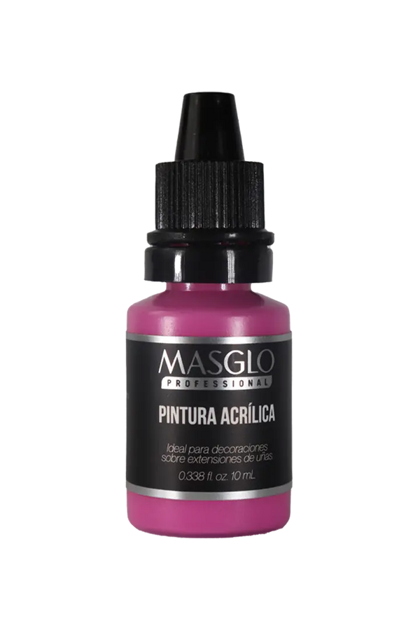 PINTURA ACRÍLICA FUCSIA 10 ML MASGLO - GAMA FUCSIA