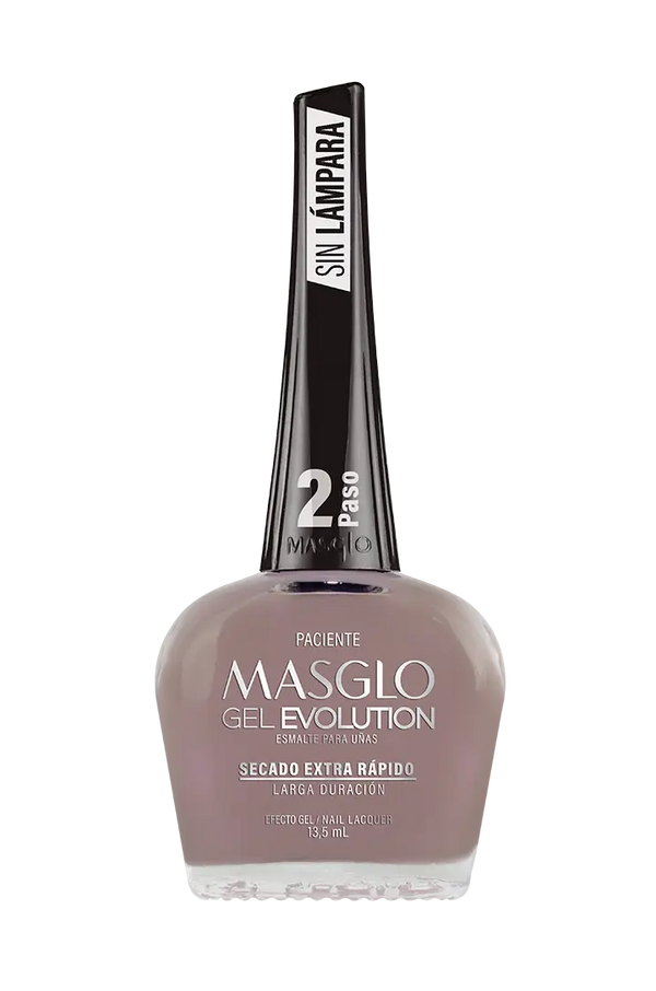 PACIENTE - ESMALTE CREMOSO GEL EVOLUTION EFECTO GEL MASGLO 13,5 ML -GAMA MARRÓN