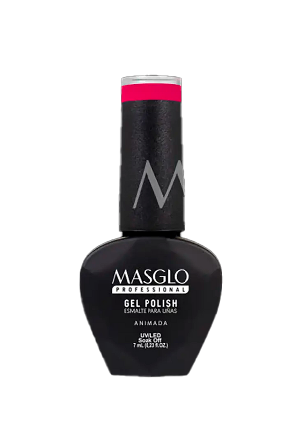 ANIMADA - ESMALTE SEMIPERMANENTE MASGLO PROFESSIONAL GEL POLISH 7 ML CREMOSO GAMA - ROJO