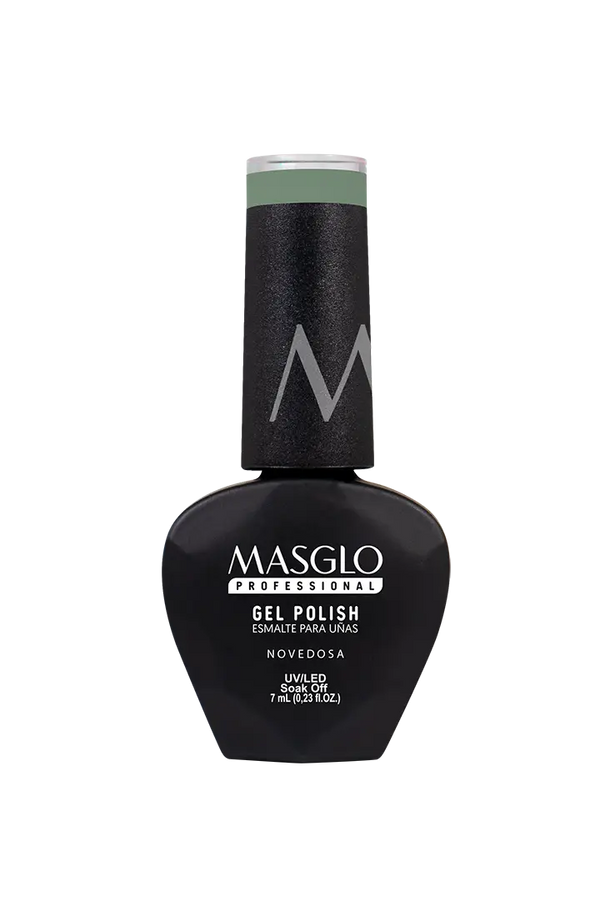 NOVEDOSA - ESMALTE SEMIPERMANENTE MASGLO PROFESSIONAL GEL POLISH 7 ML CREMOSO - GAMA VERDE