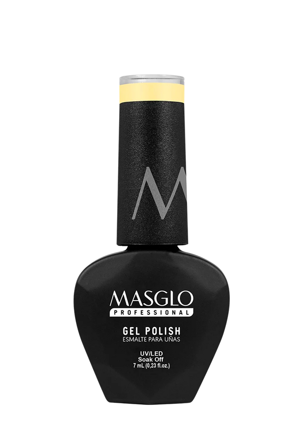 ASTUTA - ESMALTE SEMIPERMANENTE MASGLO PROFESSIONAL GEL POLISH 7 ML CREMOSO - GAMA AMARILLO 