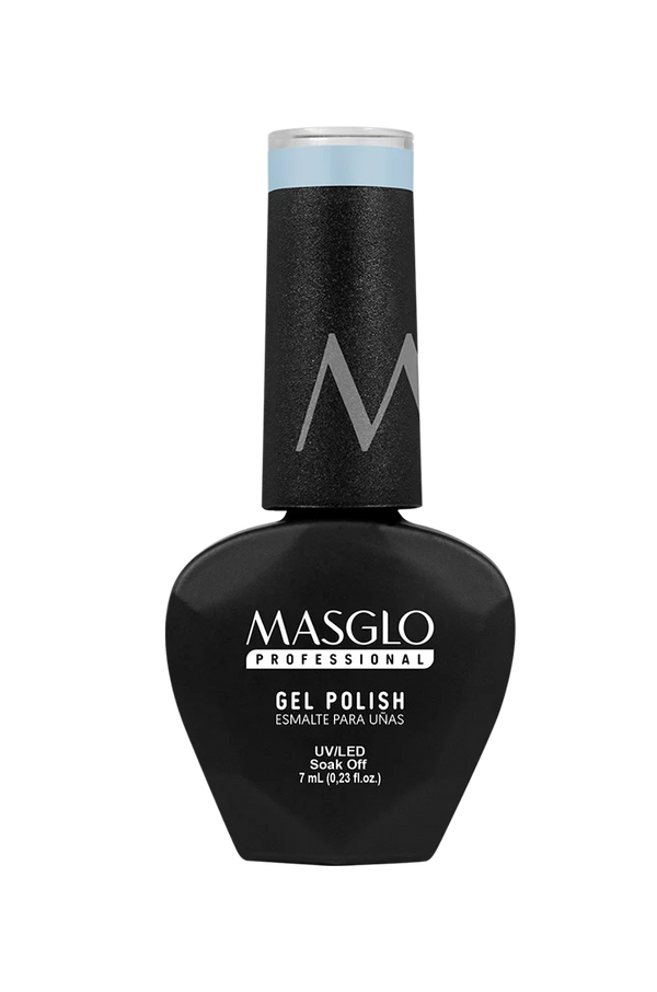 BENDECIDA - ESMALTE SEMIPERMANENTE MASGLO PROFESSIONAL GEL POLISH 7 ML CREMOSO - GAMA AZUL