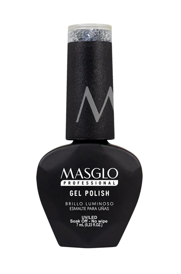 BRILLO LUMINOSO SEMIPERMANENTE MASGLO PROFESSIONAL GEL POLISH 7 ML TRASLÚCIDO PERLADO - GAMA TRASLUCIDO