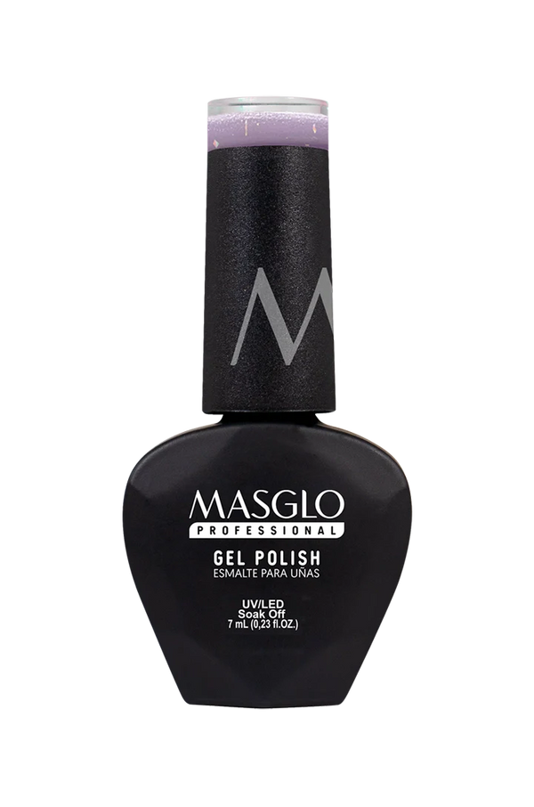 CÓSMICA - ESMALTE SEMIPERMANENTE MASGLO PROFESSIONAL GEL POLISH 7 ML TRANSLÚCIDO PERLADO - GAMA MORADO
