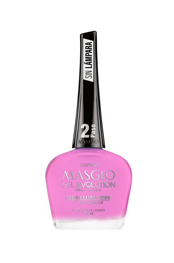 ESTUPENDA - ESMALTE GEL EVOLUTION EFECTO GEL MASGLO 13,5 ML CREMOSO - GAMA ROSADO