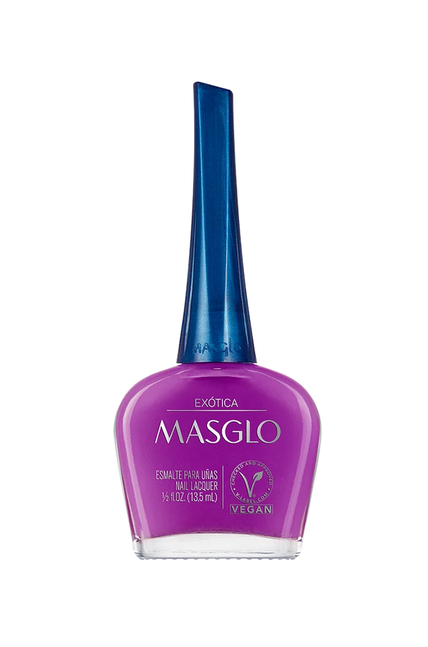 EXÓTICA - ESMALTE TRADICIONAL CREMOSO MASGLO 13,5 ML - GAMA MORADO