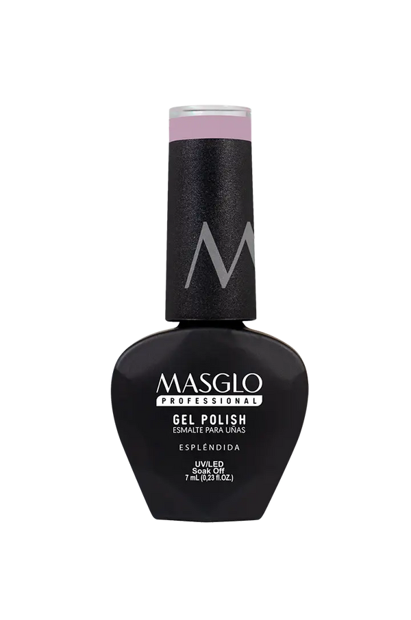 ESPLENDIDA - ESMALTE SEMIPERMANENTE MASGLO PROFESSIONAL GEL POLISH 7 ML TRASLÚCIDO - GAMA ROSADO