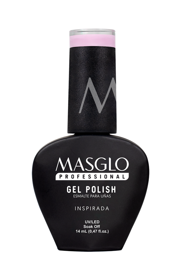 INSPIRADA - ESMALTE SEMIPERMANENTE MASGLO PROFESSIONAL GEL POLISH 14 ML CREMOSO - GAMA ROSADO