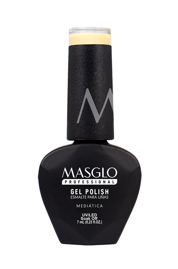 MEDIATICA - ESMALTE SEMIPERMANENTE MASGLO PROFESSIONAL GEL POLISH 7 ML CREMOSO - GAMA AMARILLO