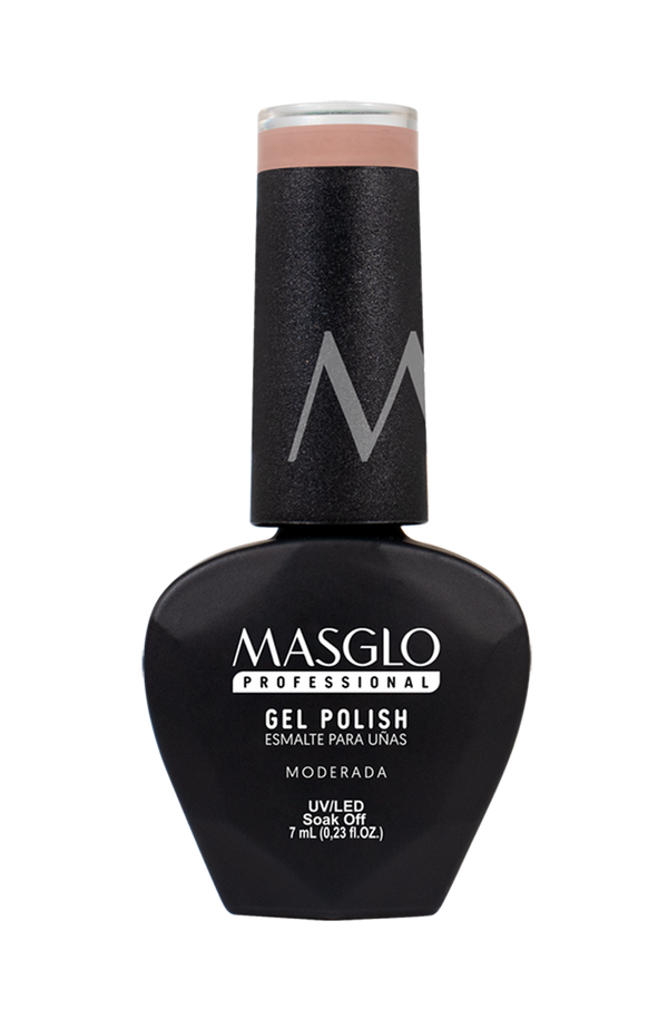 MODERADA - ESMALTE SEMIPERMANENTE MASGLO PROFESSIONAL GEL POLISH 7 ML CREMOSO - GAMA CAFÉ