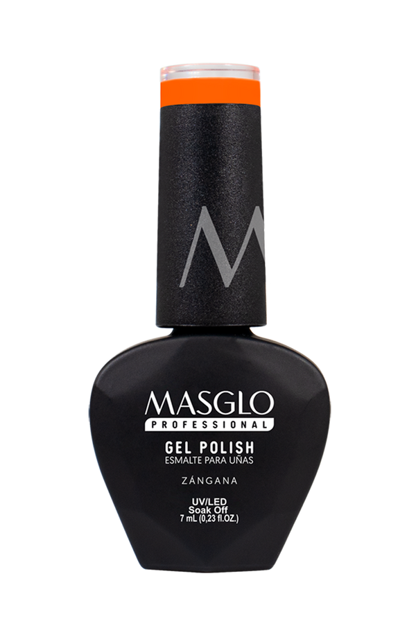 ZANGANA - ESMALTE SEMIPERMANENTE MASGLO PROFESSIONAL GEL POLISH 7 ML CREMOSO - GAMA ANARANJADO