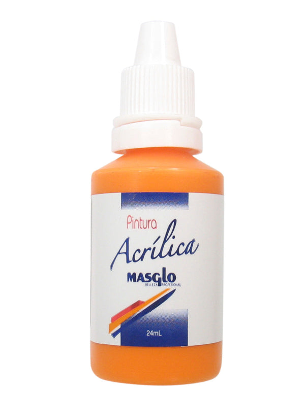 PINTURA ACRILICA DECORACION MASGLO NARANJA 23 ML