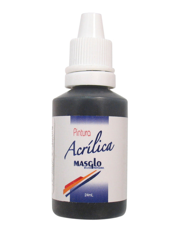 PINTURA ACRILICA DECORACION MASGLO NEGRA 23 ML