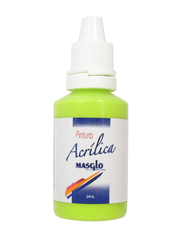 PINTURA ACRILICA DECORACION MASGLO VERDE FIESTA 23 ML