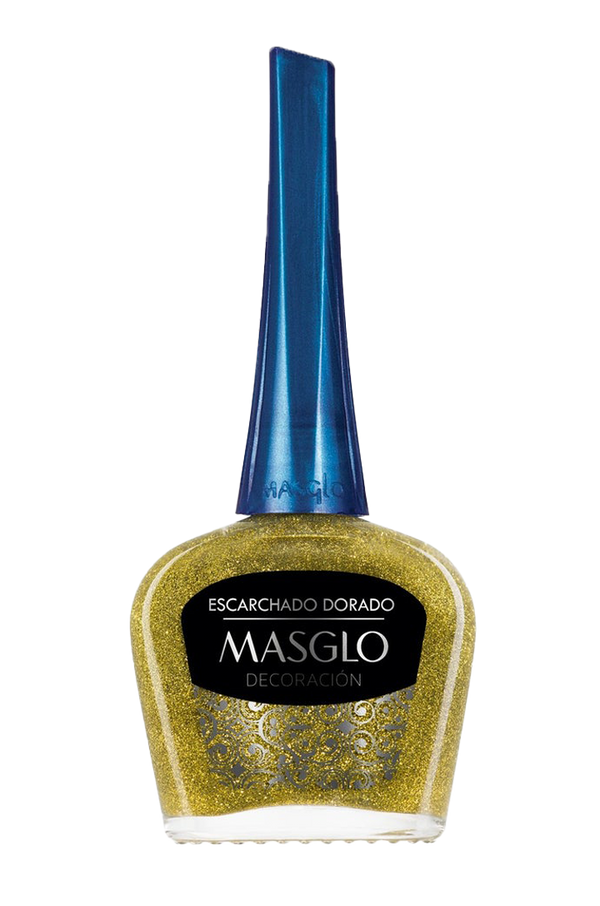 ESCARCHADO DORADO - ESMALTE DECORACIÓN ESTANDAR MASGLO 13,5 ML - GAMA MARRON