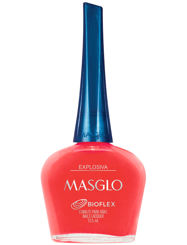 EXPLOSIVA - ESMALTE TRADICIONAL CREMOSO MASGLO 13,5 ML - GAMA ROJO