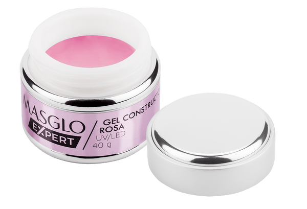 EXTENSIONES EN GEL CONSTRUCCION MASGLO ROSA UV/LED 40 G