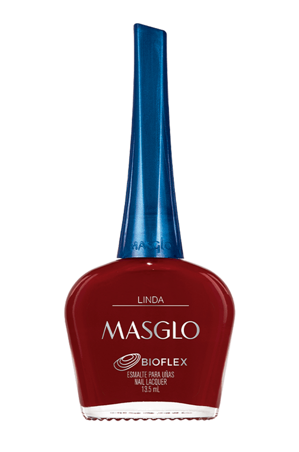 LINDA - ESMALTE TRADICIONAL CREMOSO MASGLO 13,5 ML - GAMA ROJO