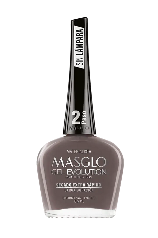 MATERIALISTA - ESMALTE GEL EVOLUTION EFECTO GEL MASGLO 13,5 ML CREMOSO - GAMA MARRON