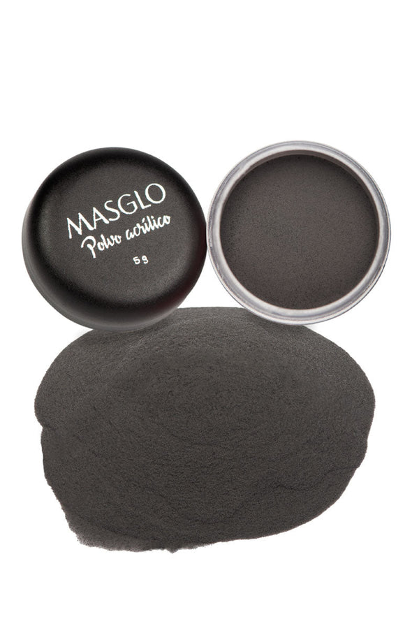 POLVO ACRILICO MASGLO NEGRO 5 G