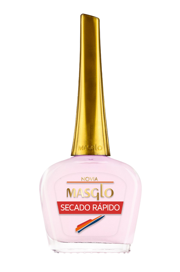 NOVIA - ESMALTE SECADO RÁPIDO PERLADO MASGLO 13,5 ML - GAMA ROSADO