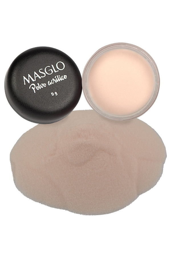 POLVO ACRILICO MASGLO PASTEL ROSA 5 G